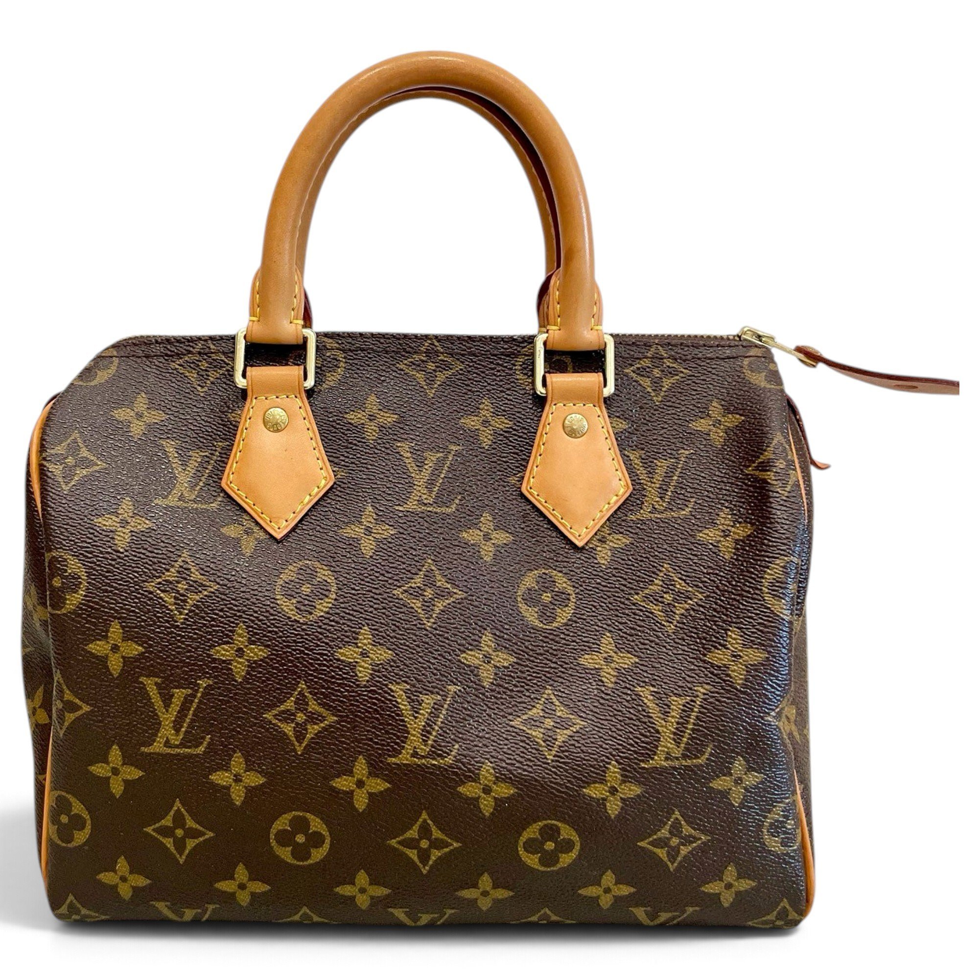 Speedy leather handbag