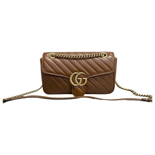 GG Marmont Flap leather handbag