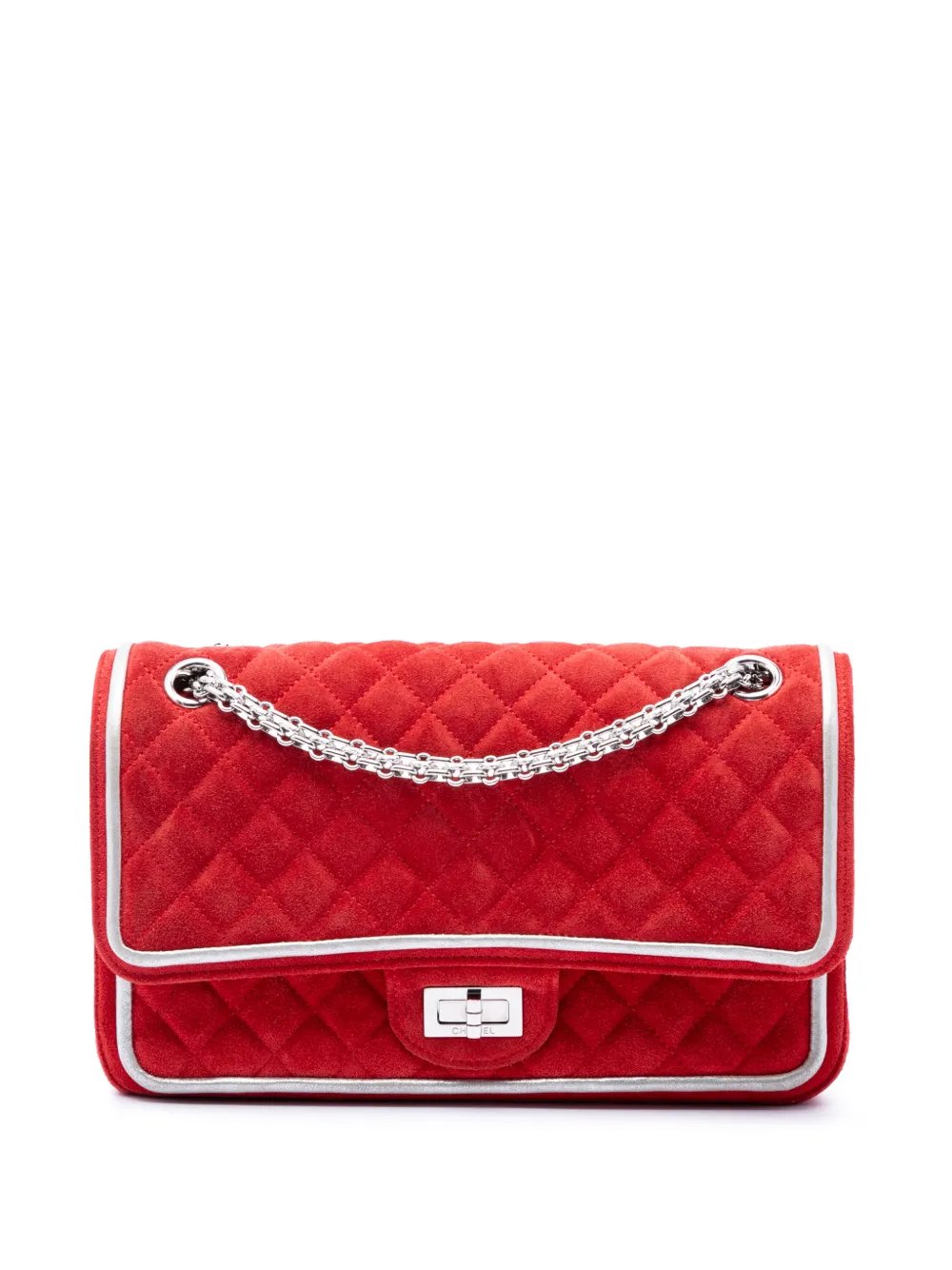 2016-2017 Quilted Suede Reissue 2.55 Double Flap 225 shoulder bag