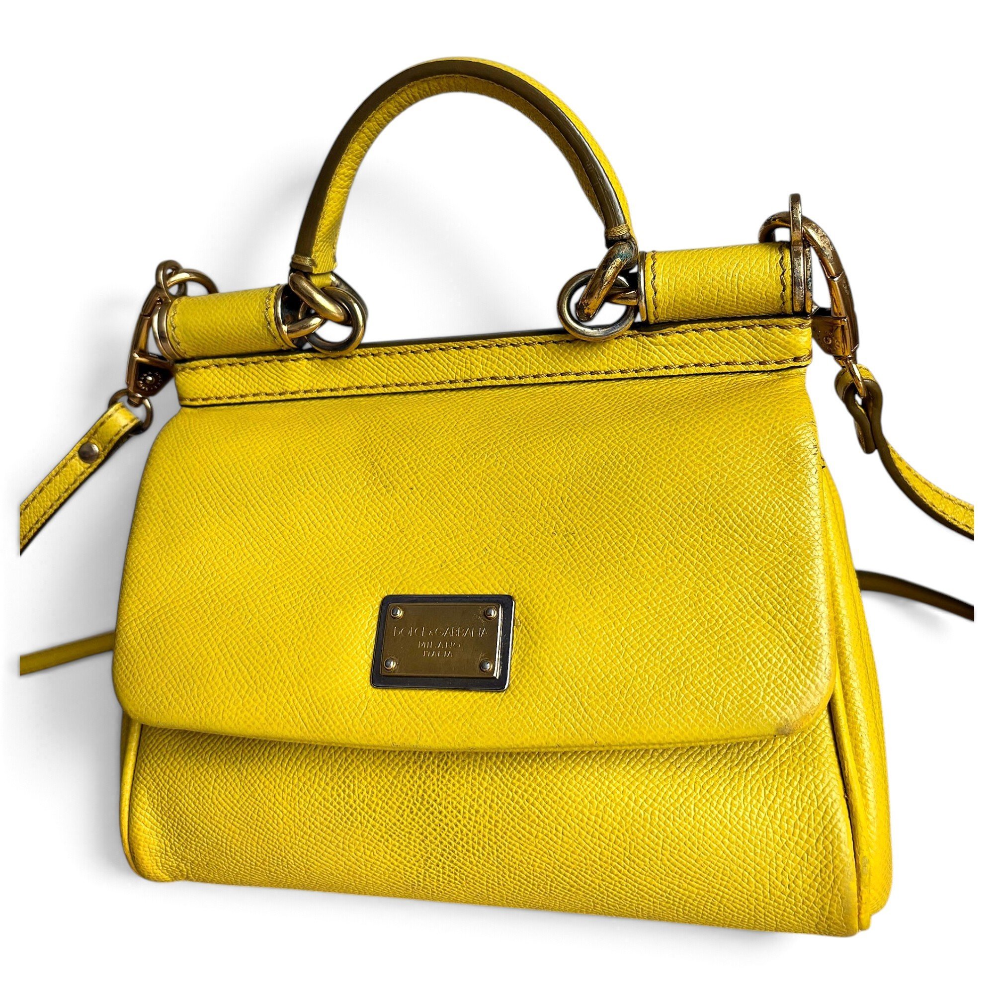 Dolce & Gabbana Sicily leather handbag