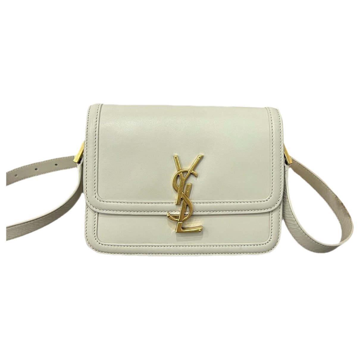 Solférino leather handbag