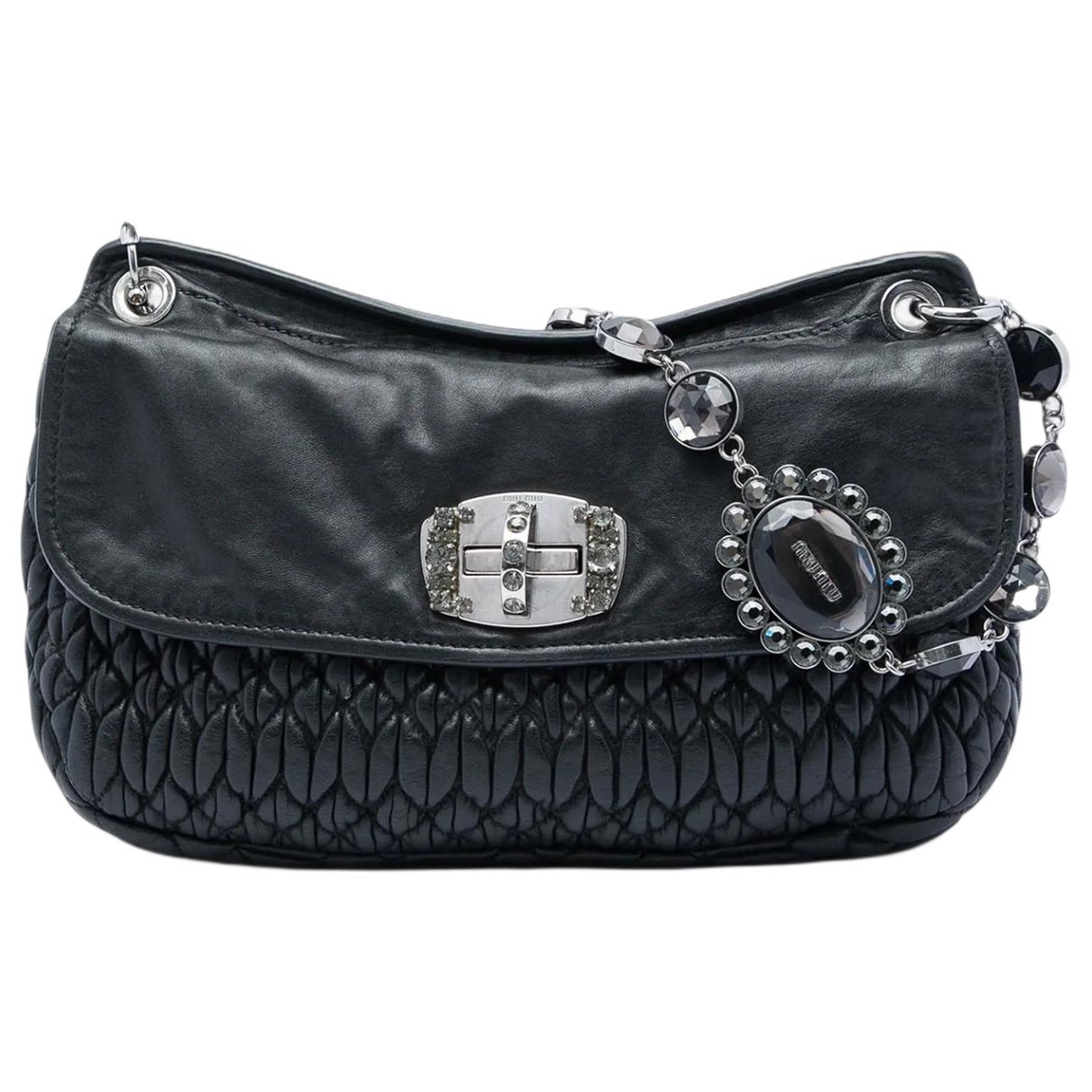 Matelassé leather crossbody bag