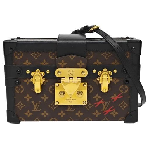 Petite Malle leather handbag