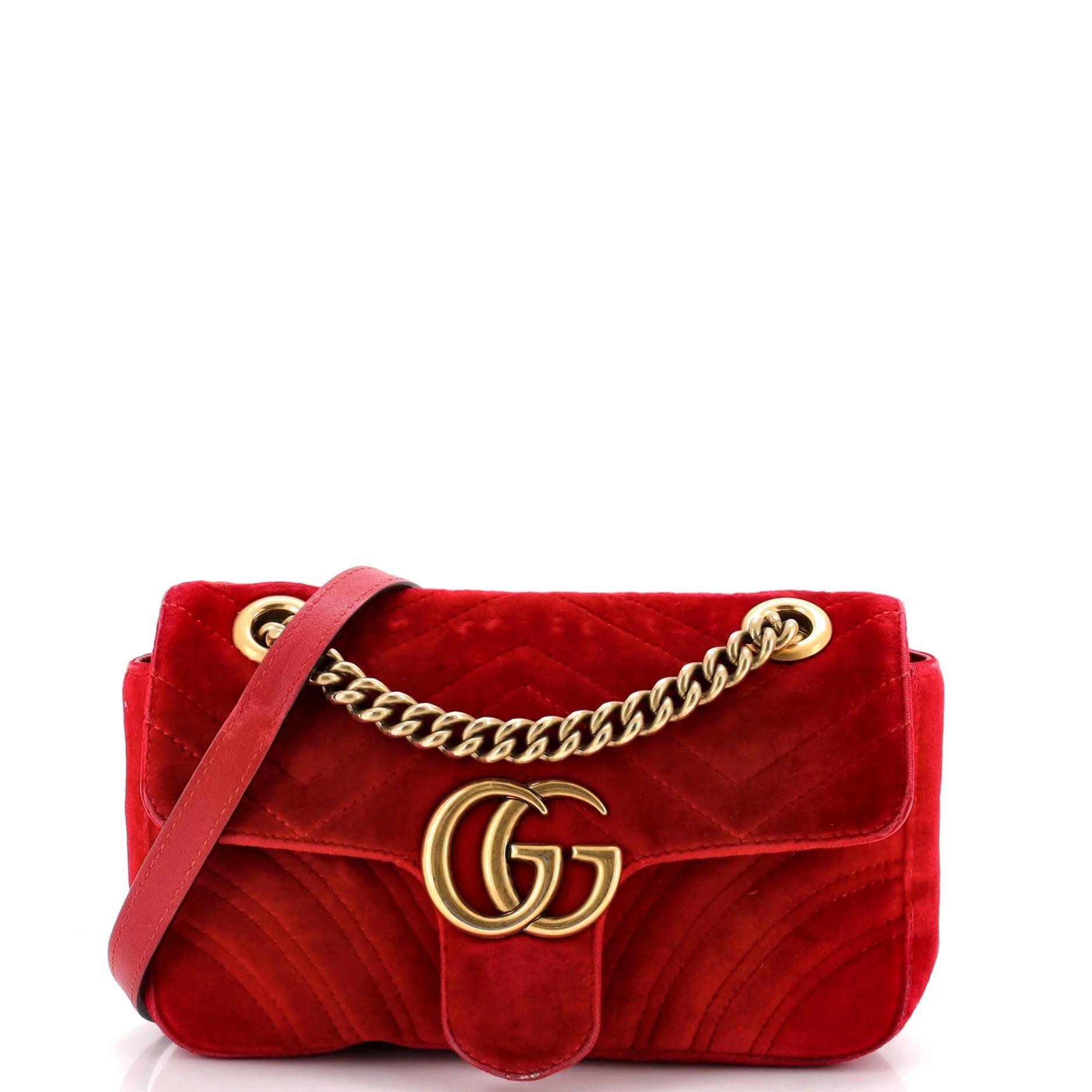 Velvet handbag