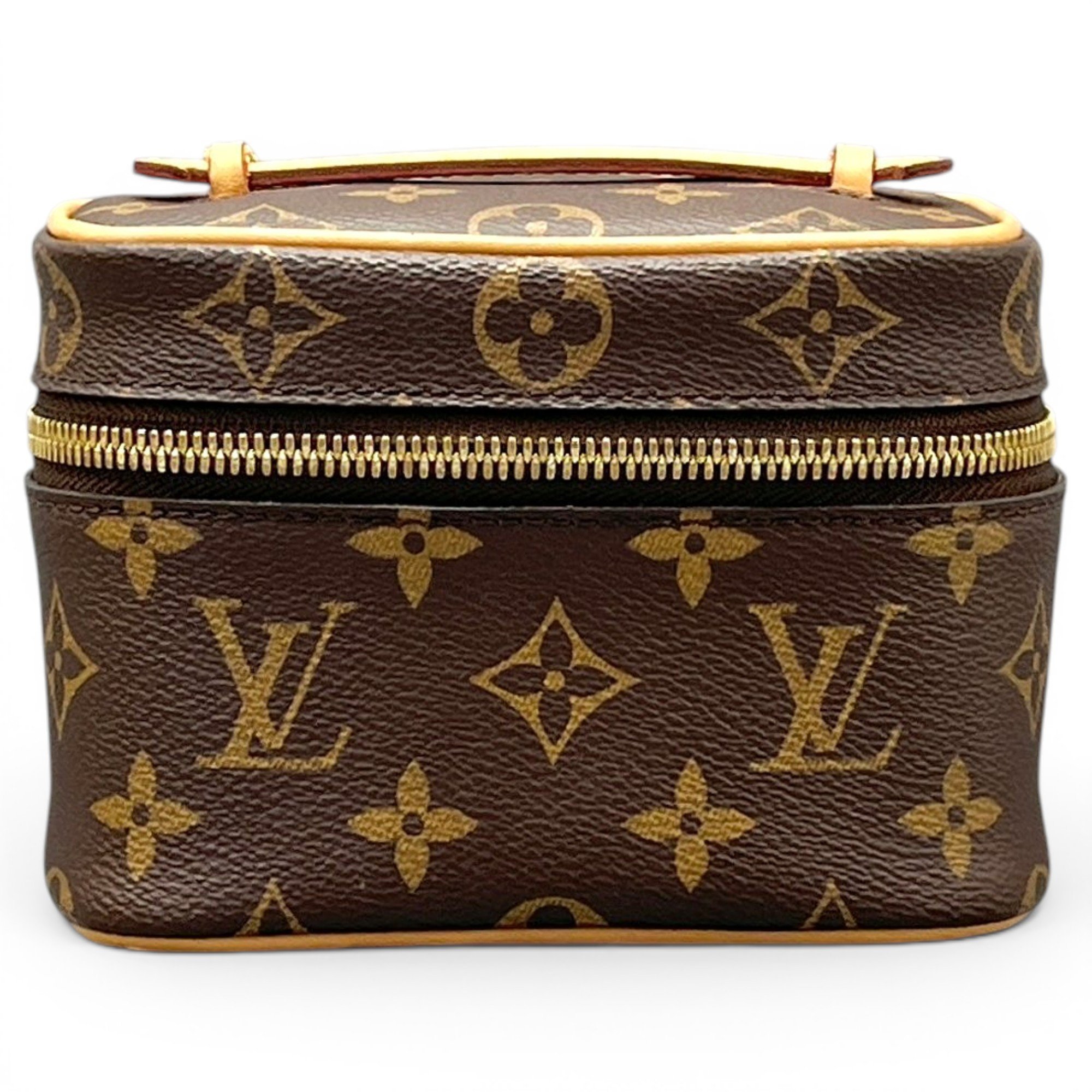 Vanity leather handbag