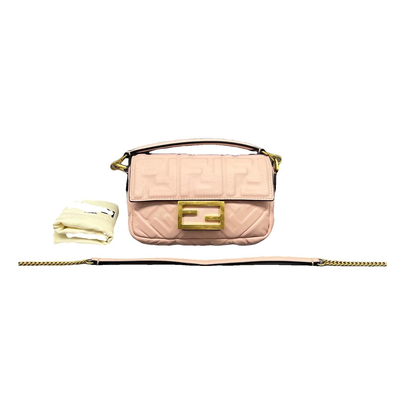 Baguette leather handbag