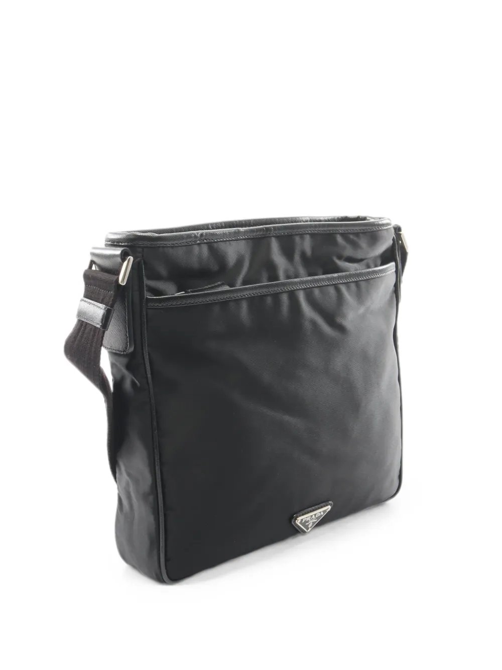 2000s saffiano-leather shoulder bag