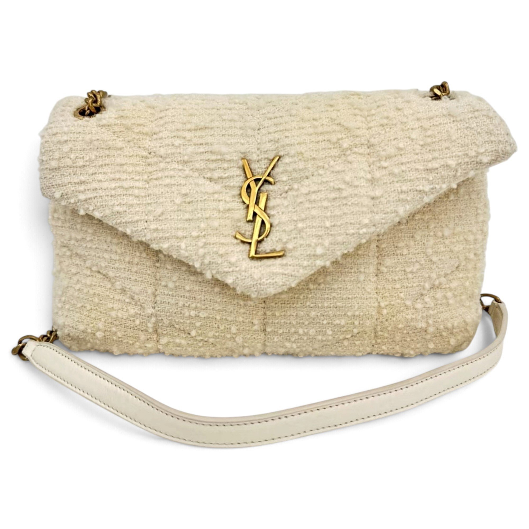 Loulou Puffer tweed handbag