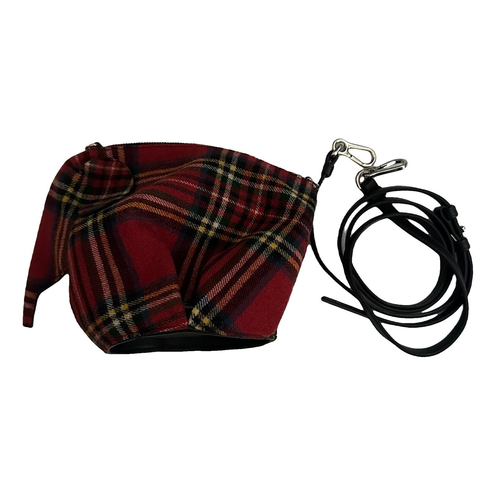 Animals wool crossbody bag