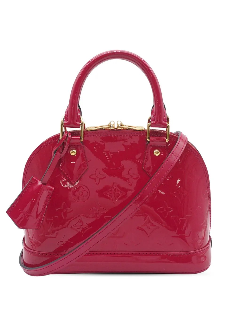 2014 Monogram Vernis Alma BB satchel