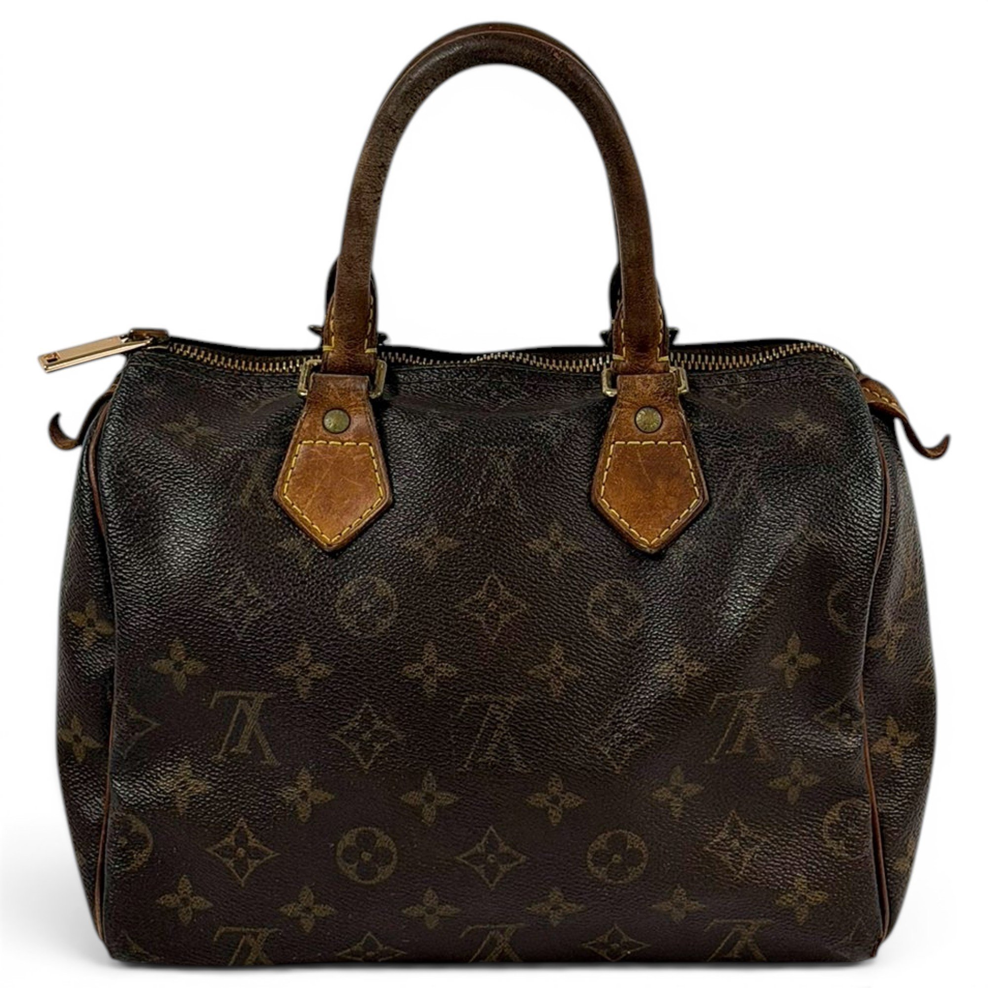 Speedy leather handbag