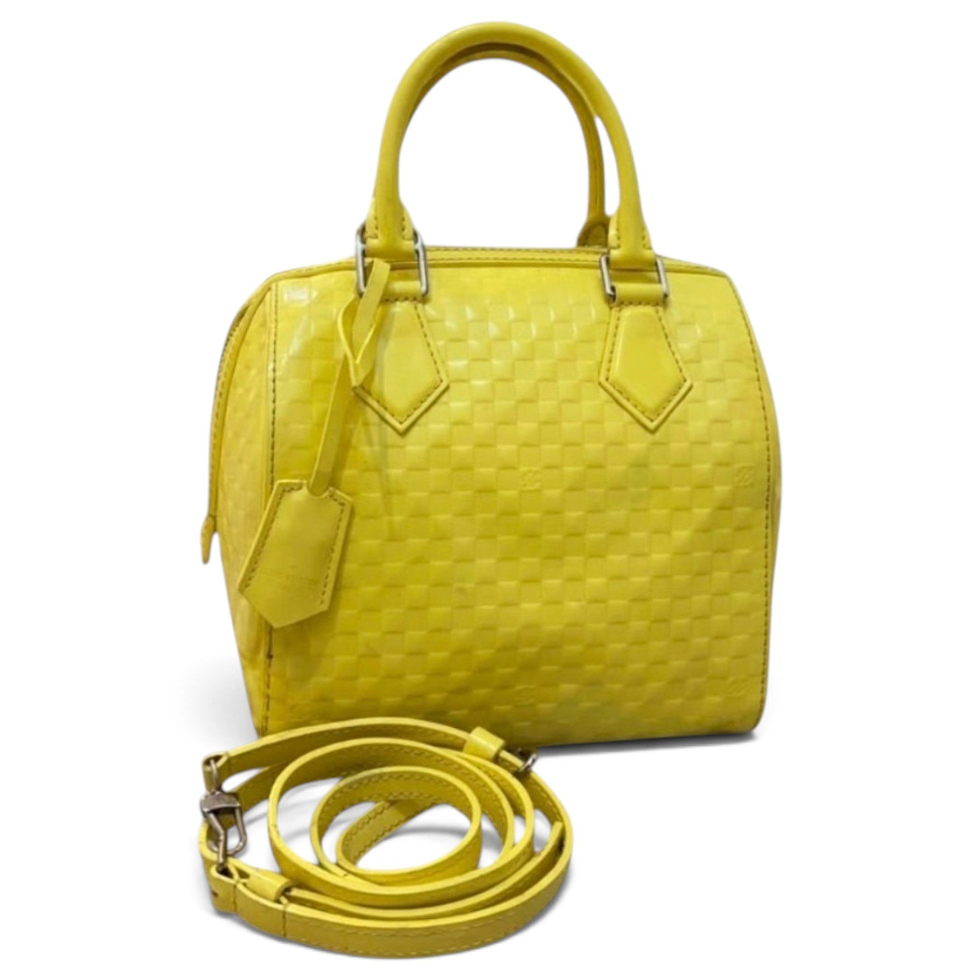 Speedy leather bowling bag