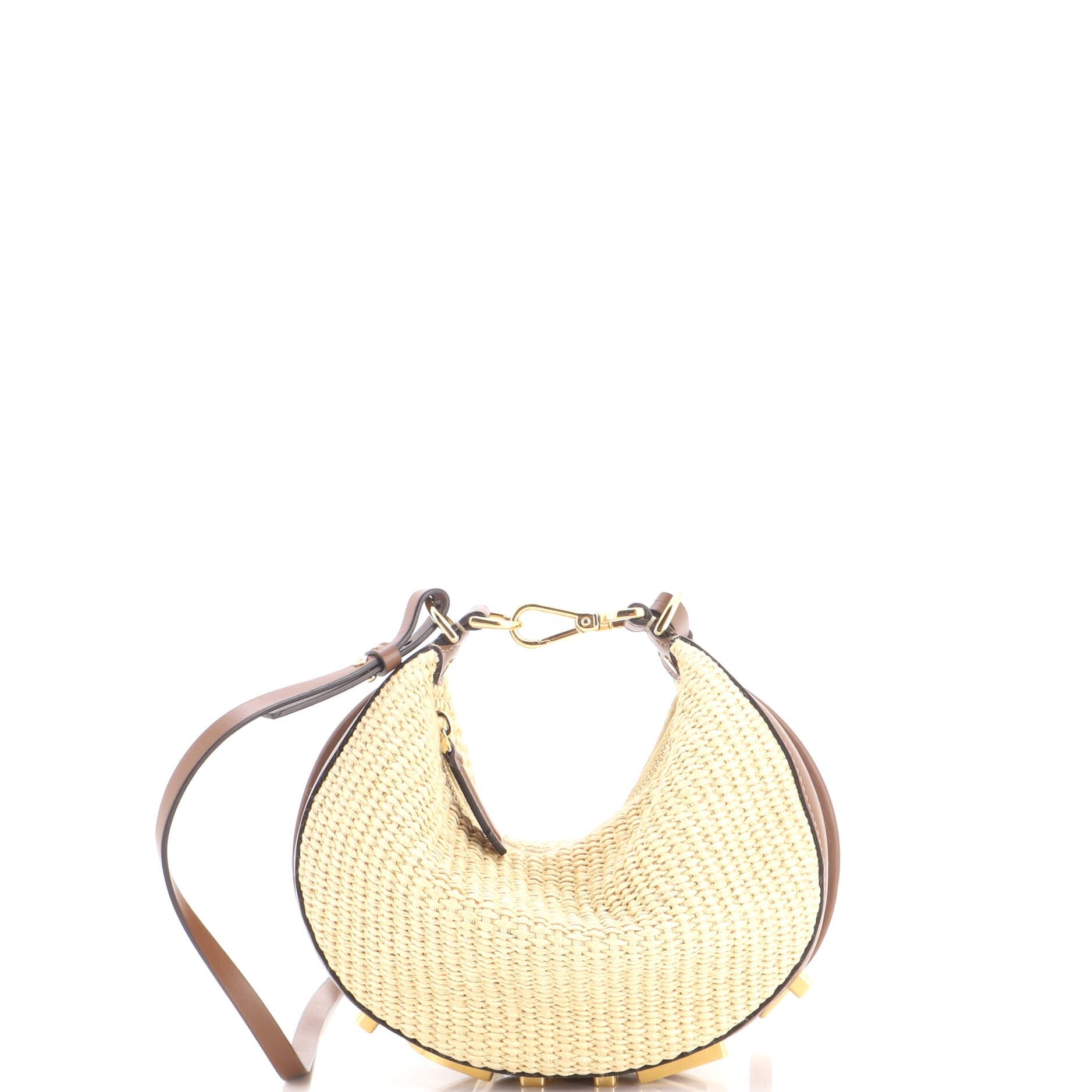 Fendigraphy Bag Raffia Mini