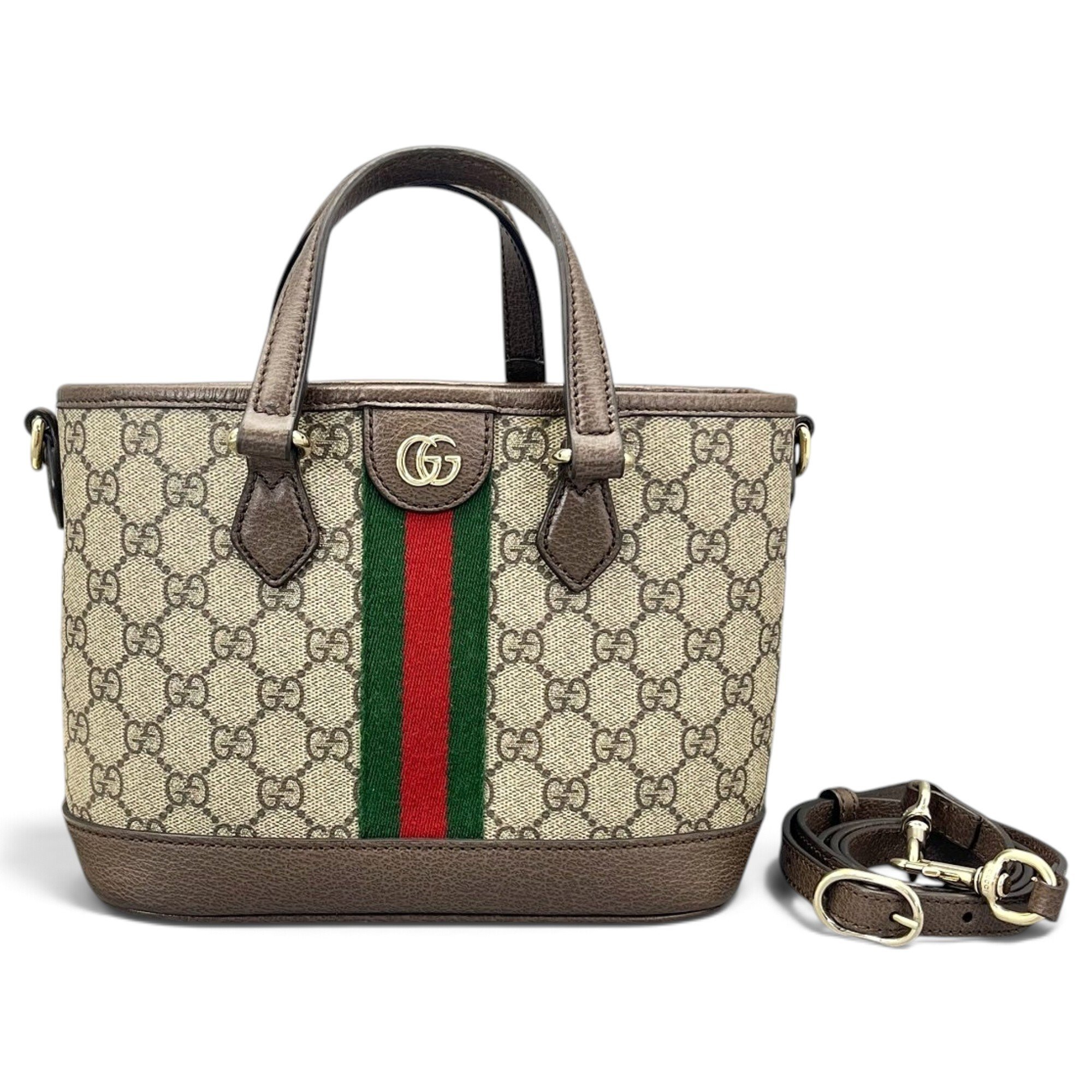 Ophidia Top Handle cloth handbag