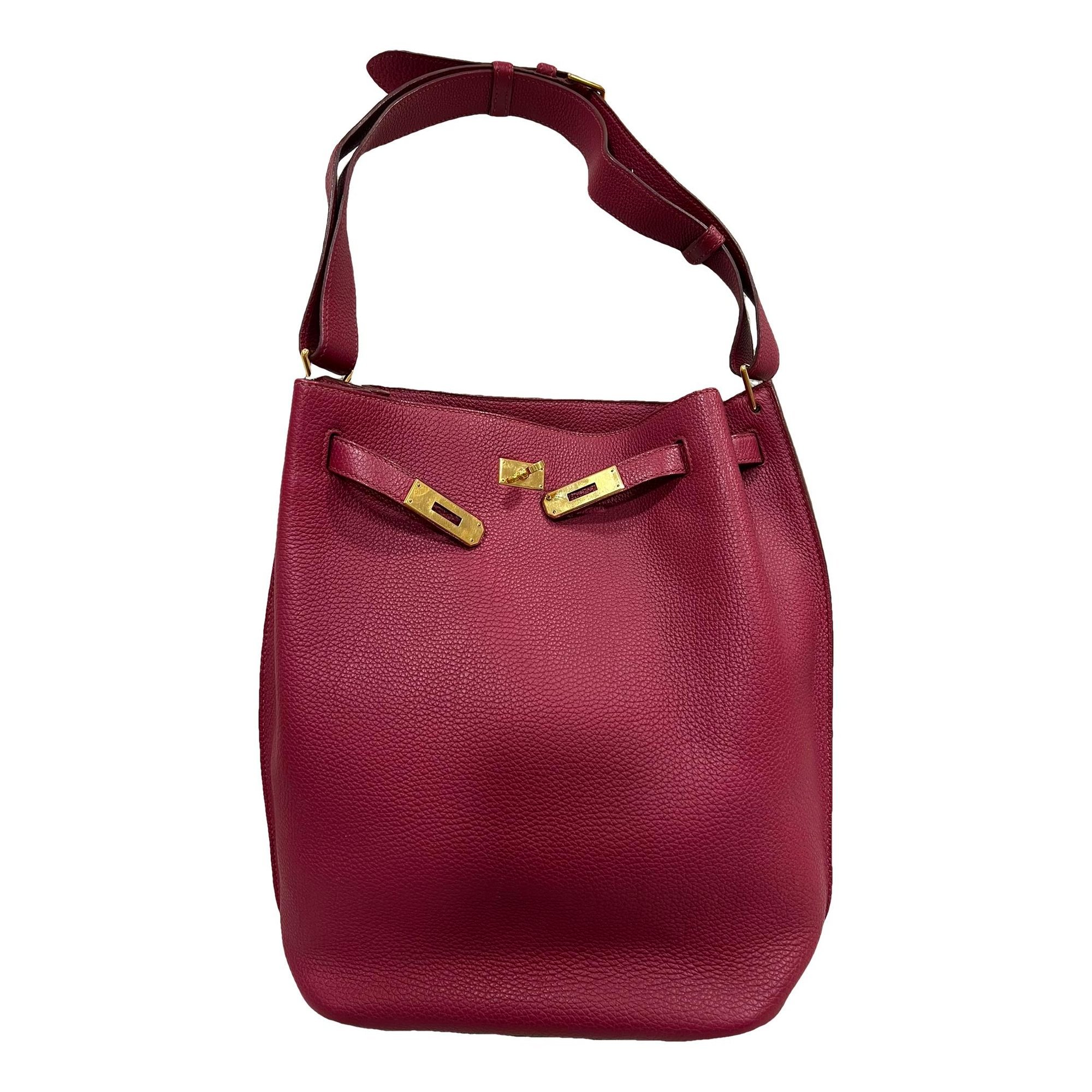 So Kelly leather handbag
