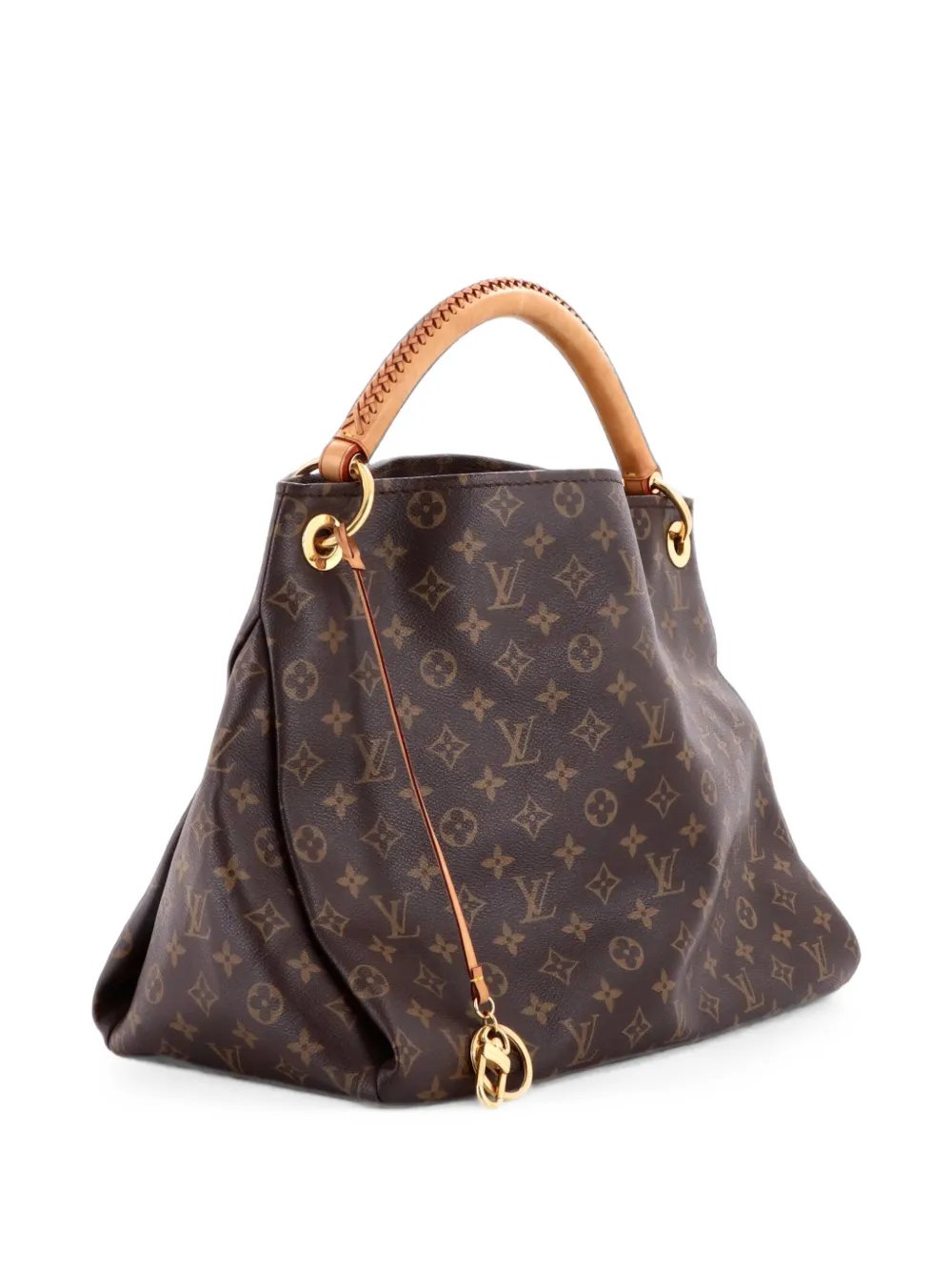 Artsy Handbag Monogram Canvas MM hobo bag