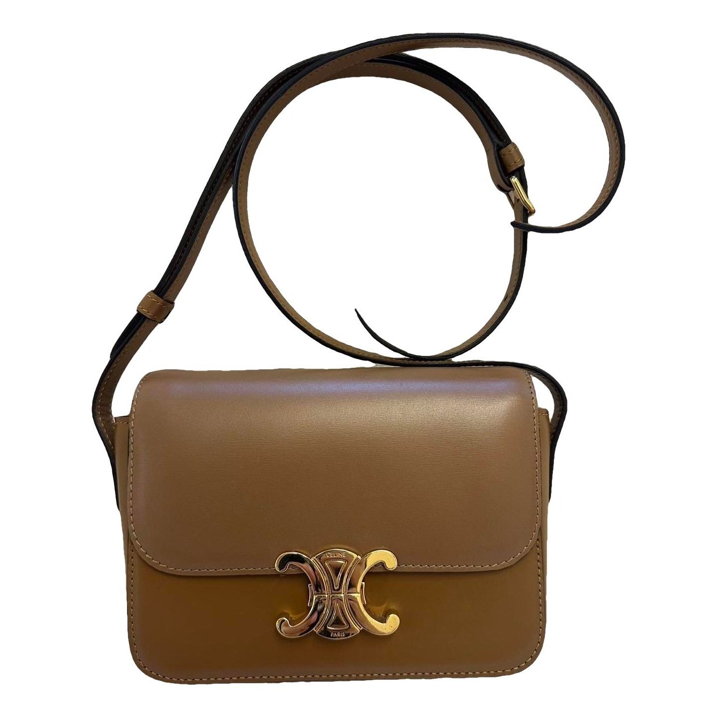 Triomphe leather handbag