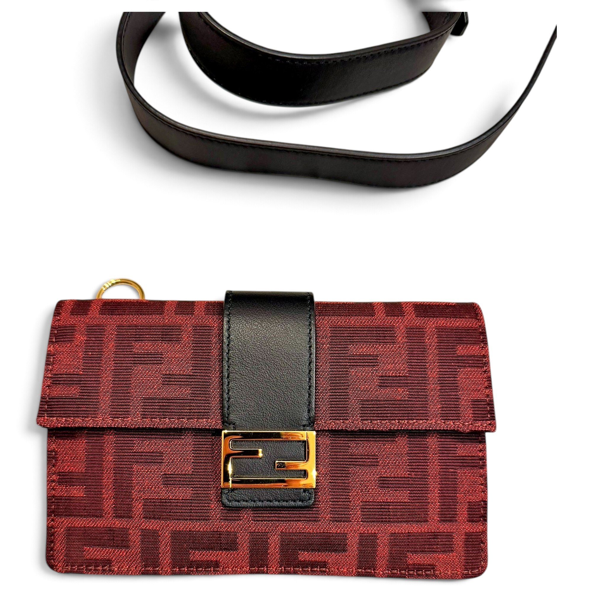 Flat Baguette crossbody bag
