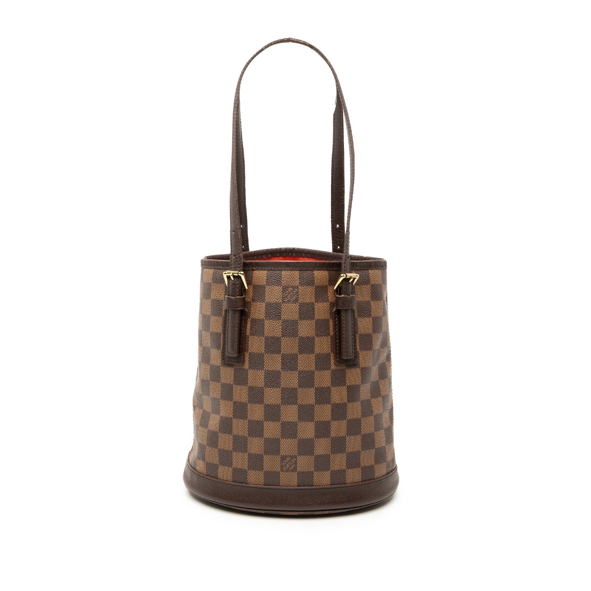 Bucket leather tote
