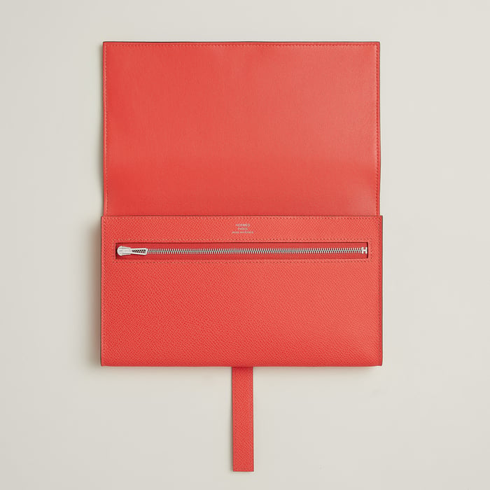 Orange Field New H Passant Toutenmain Wallet