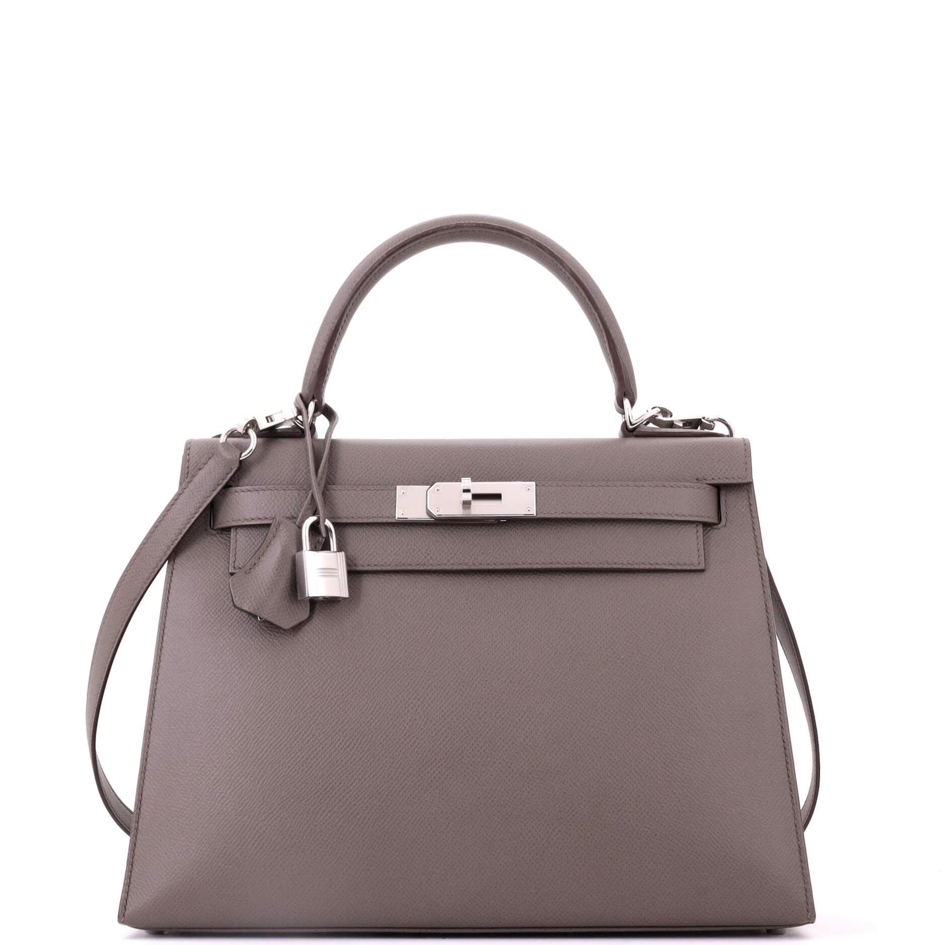 Kelly 28 leather handbag