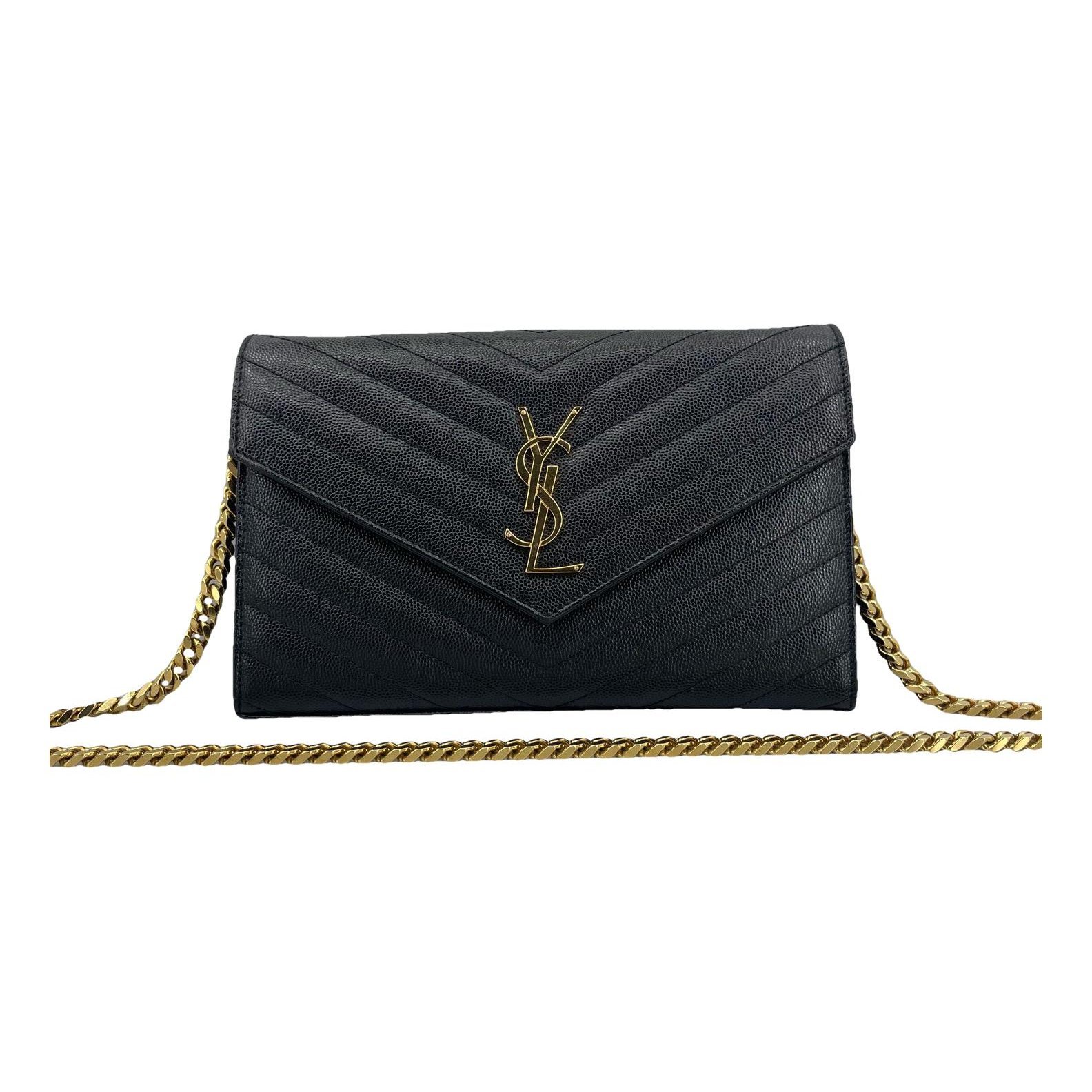 Portefeuille enveloppe leather handbag