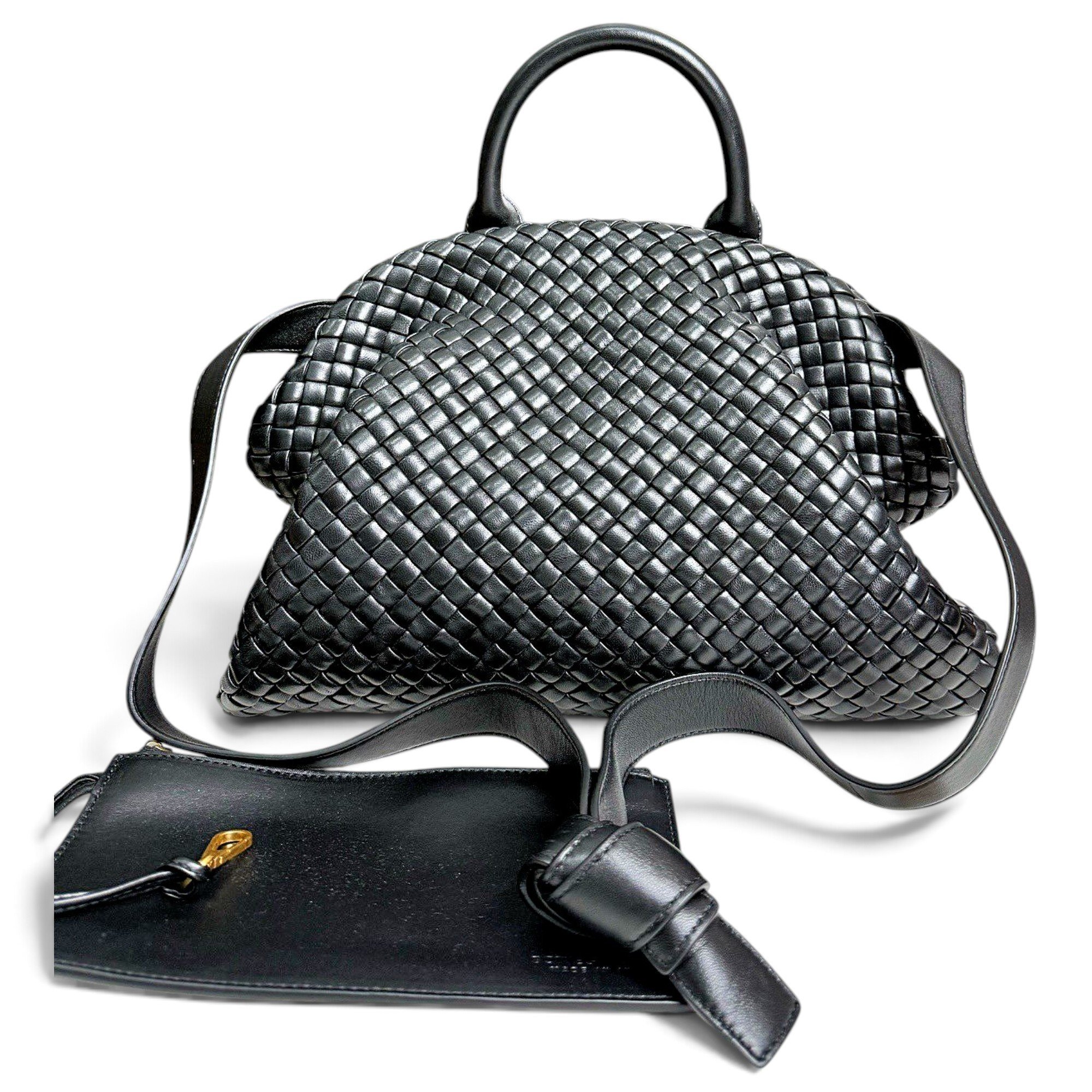 Leather handbag