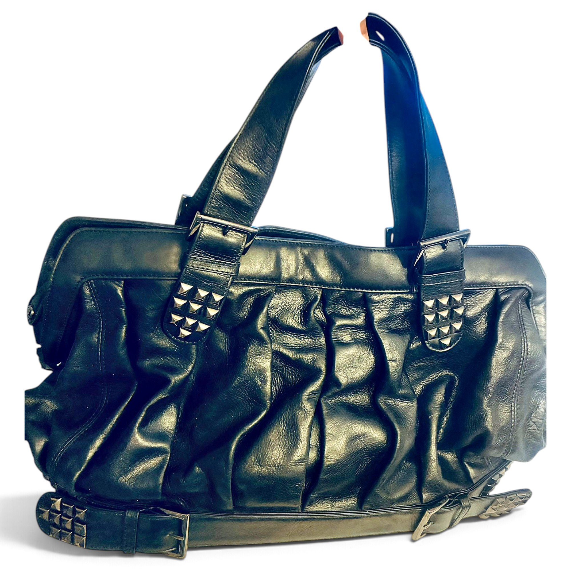 Leather handbag