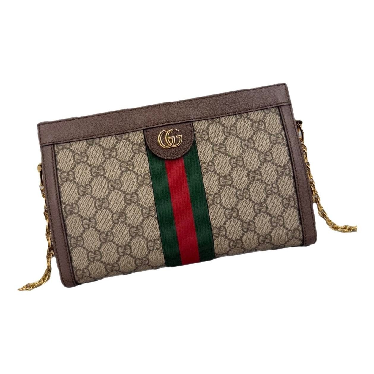 Ophidia Chain leather handbag