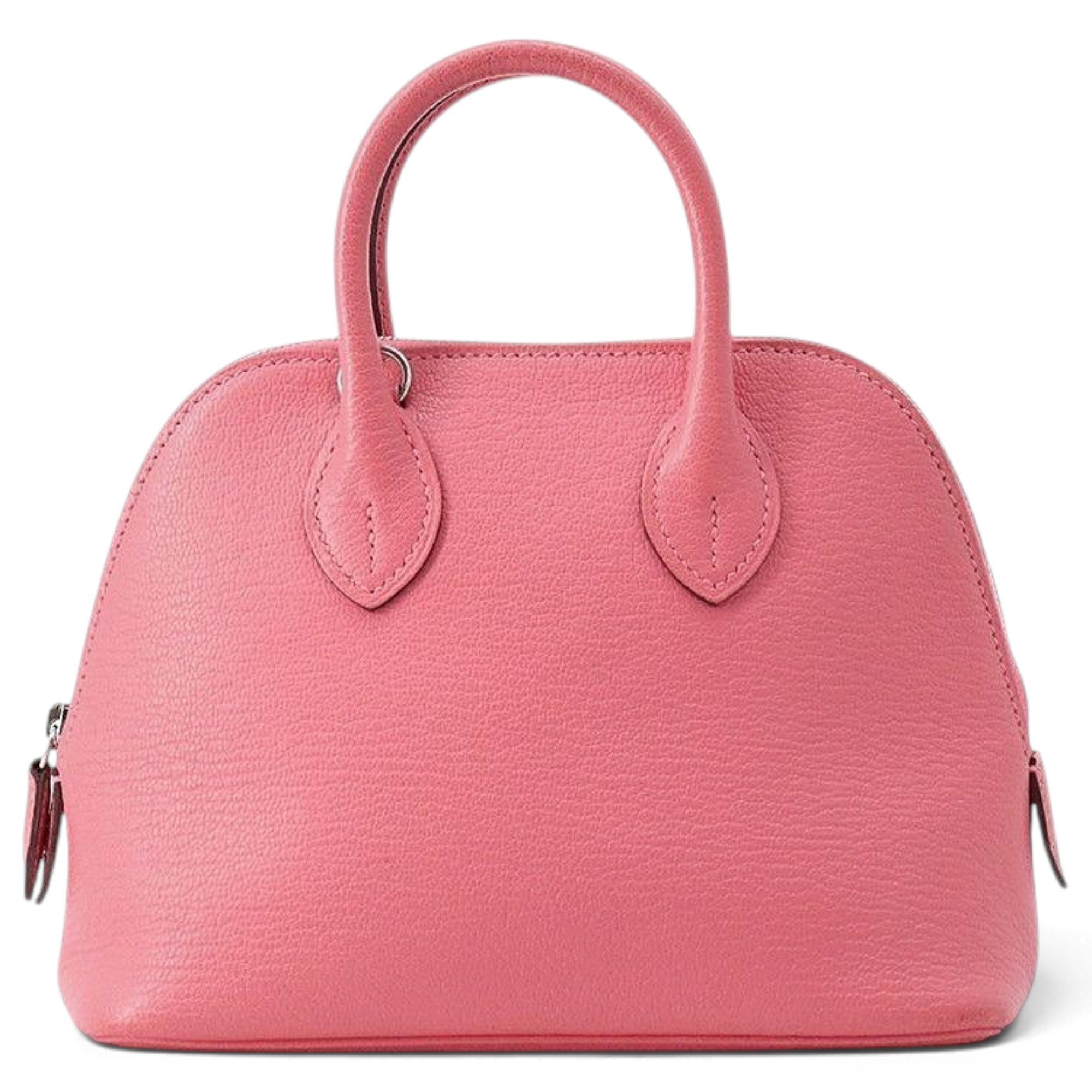 Hermes Bolide Handbag Rose Azalee Chèvre Mysore Leather 1923