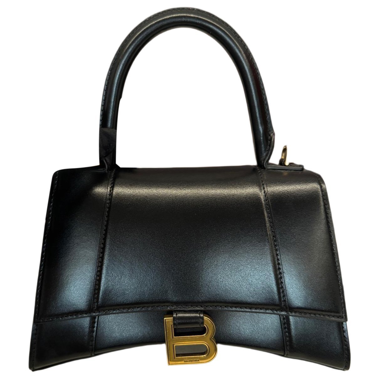 Hourglass pony-style calfskin handbag