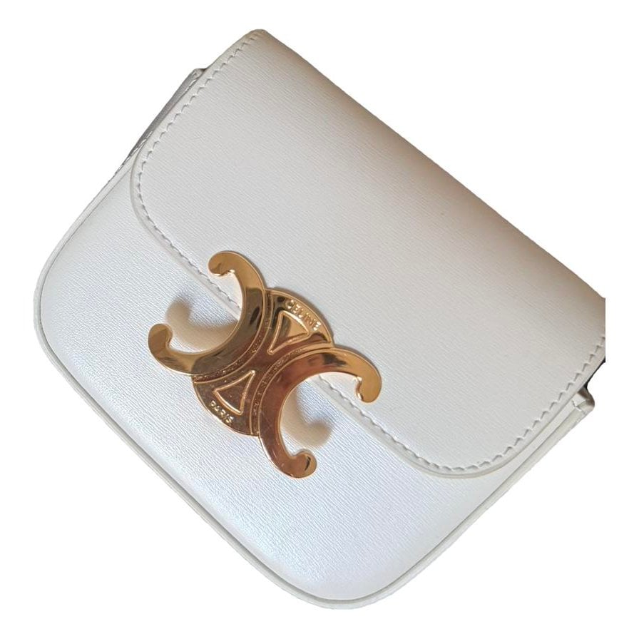 Triomphe leather handbag