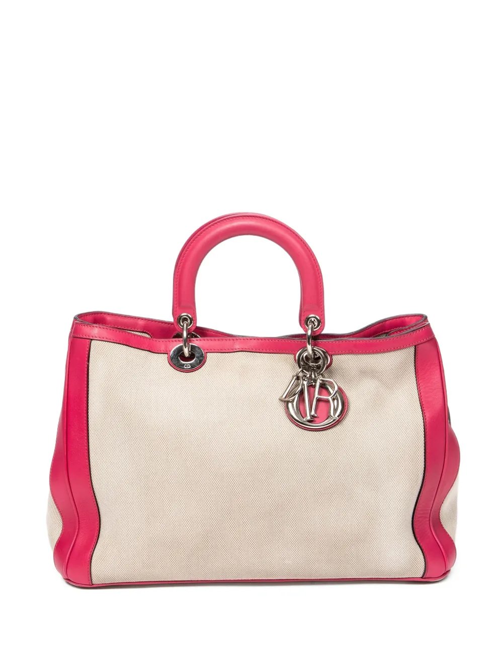 logo-charm tote bag