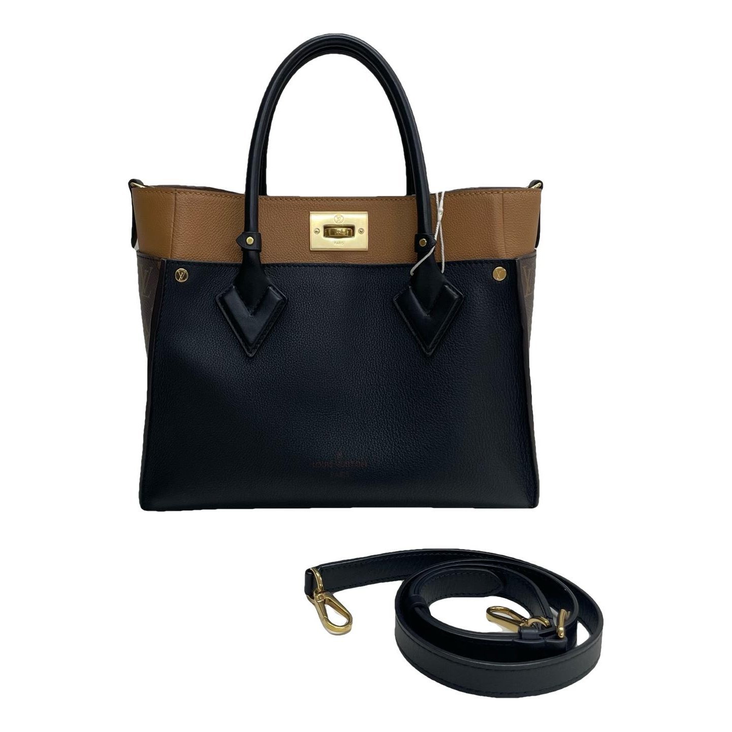 On My Side leather handbag