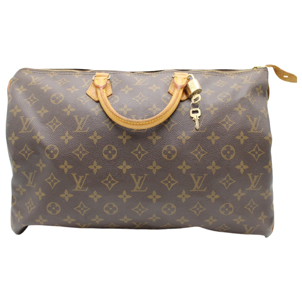 Speedy leather bowling bag