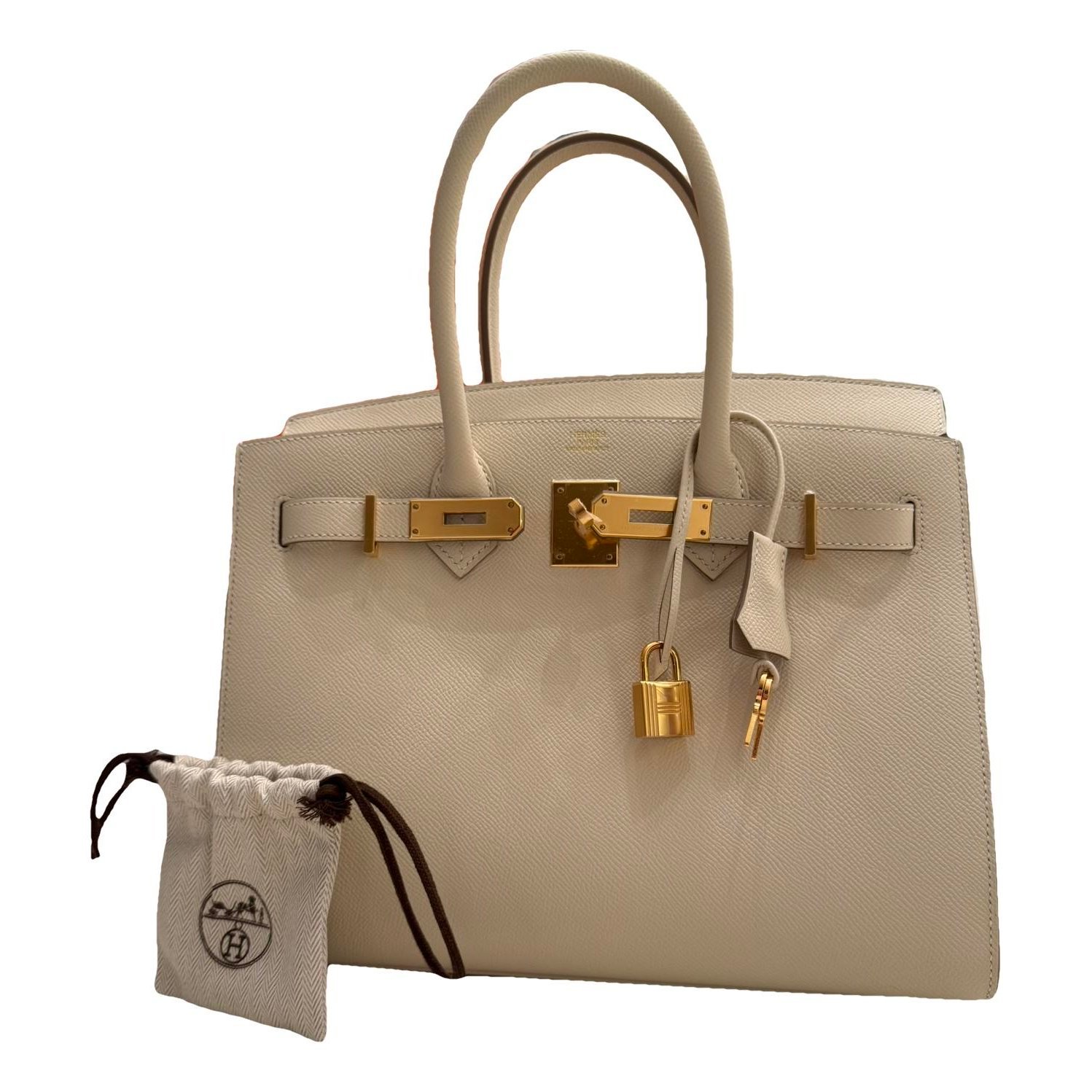 Birkin 30 leather handbag
