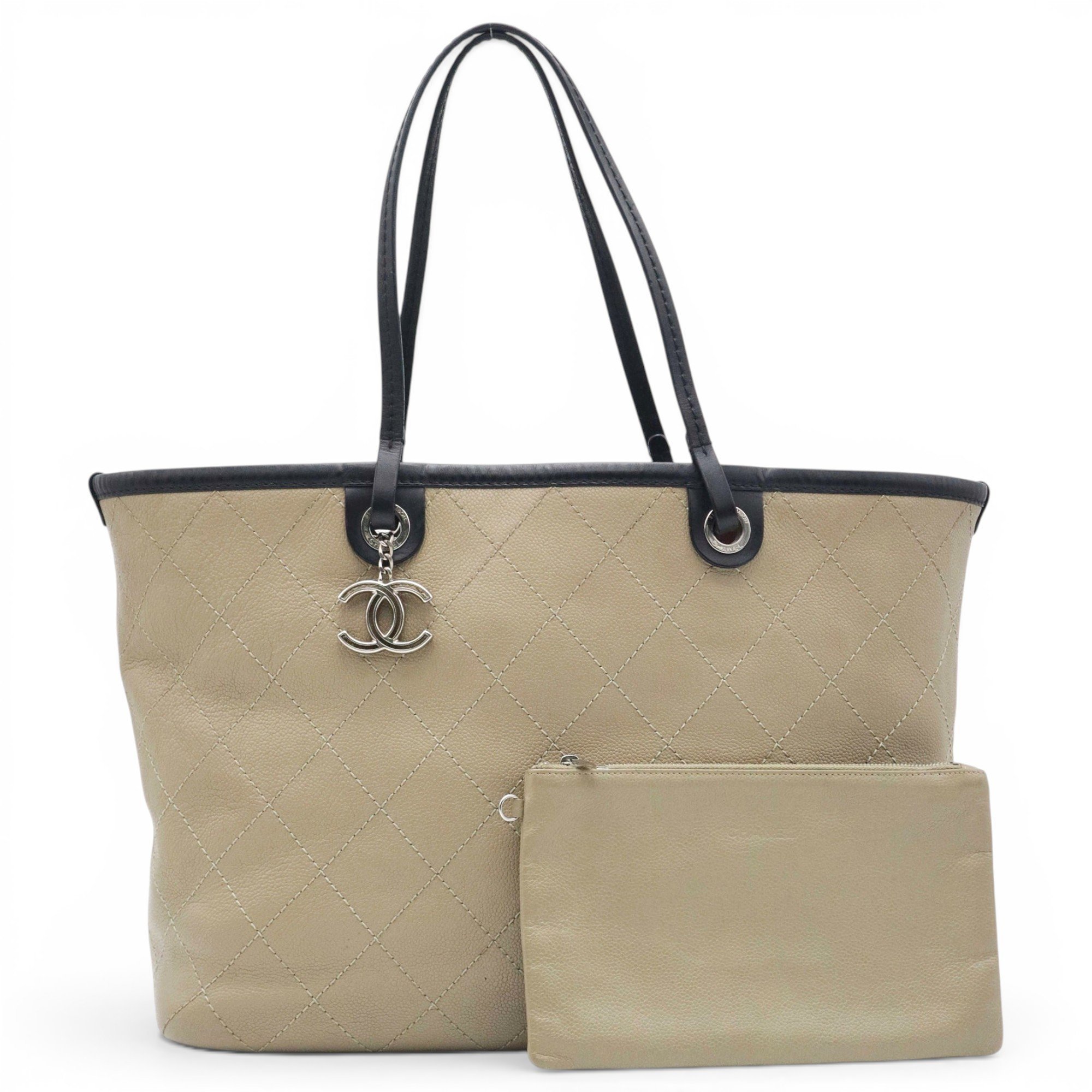 Leather tote