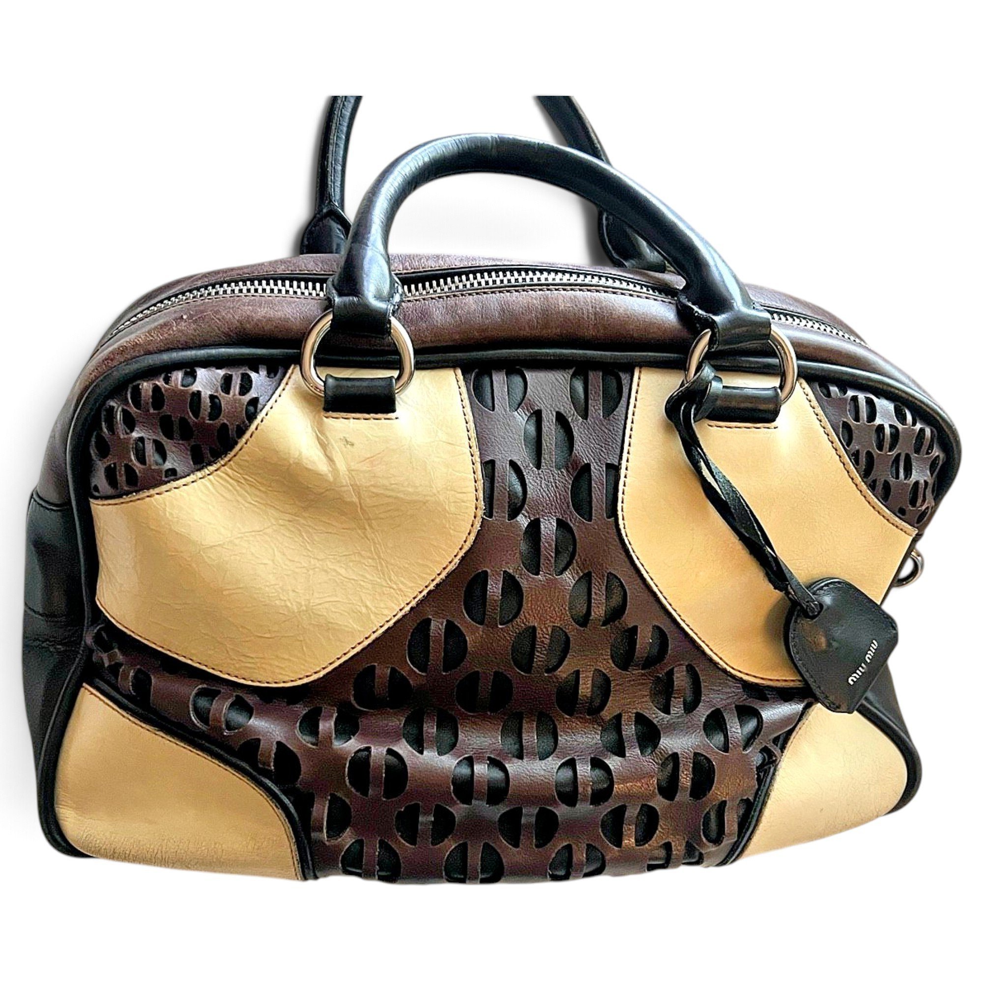 Vitello leather handbag