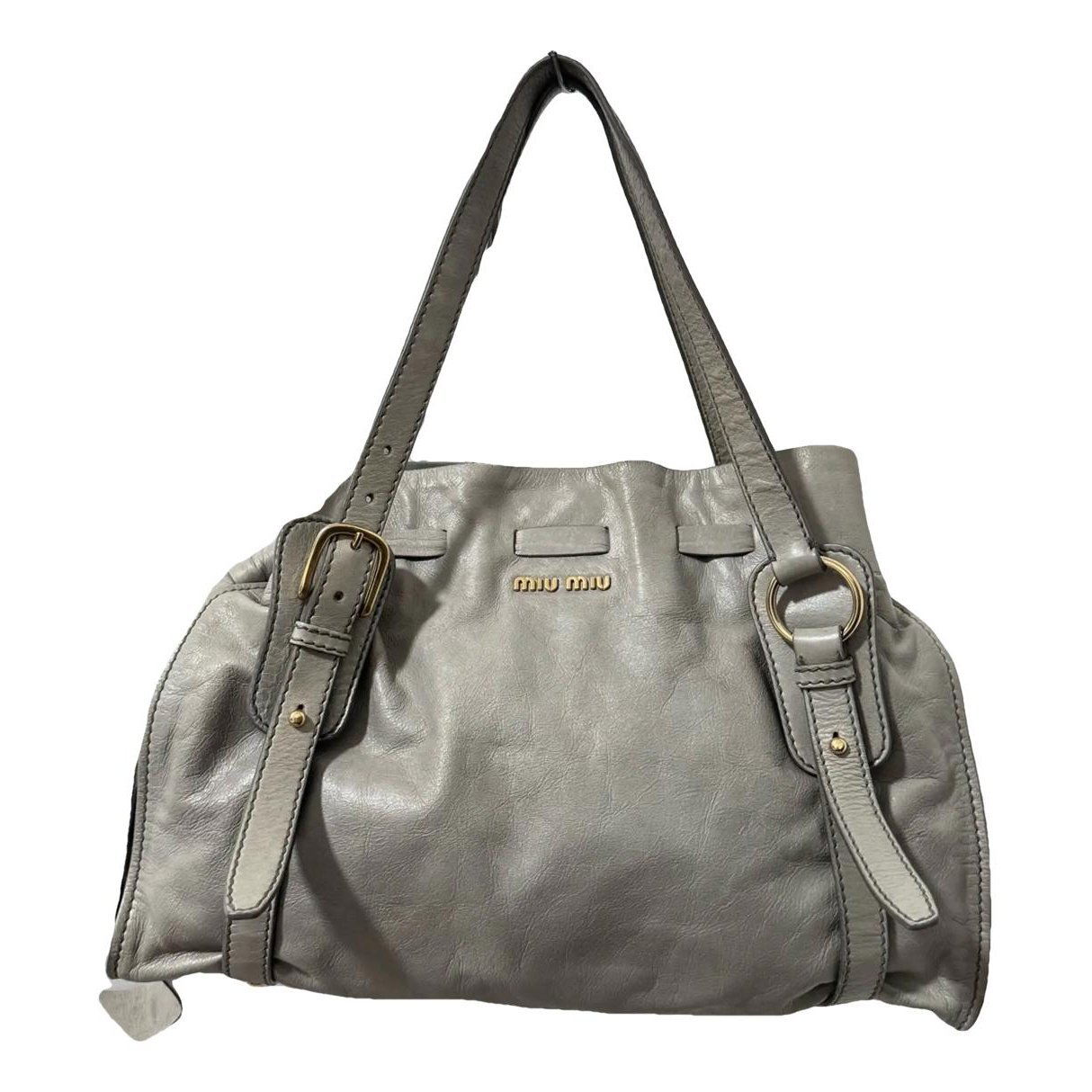 Bow bag leather handbag