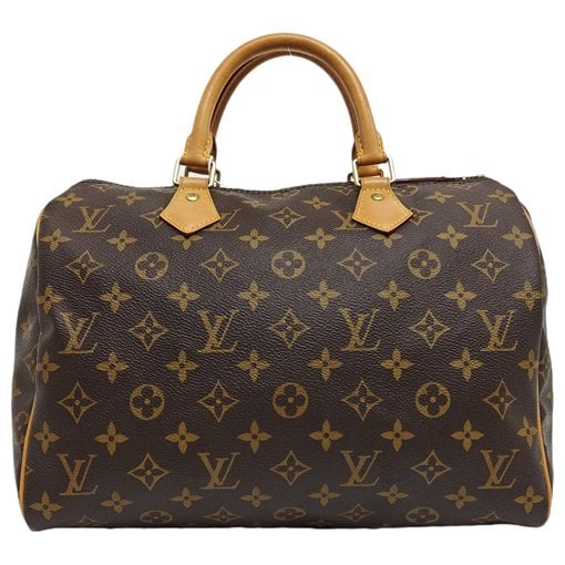 Nano Speedy / Mini HL leather handbag