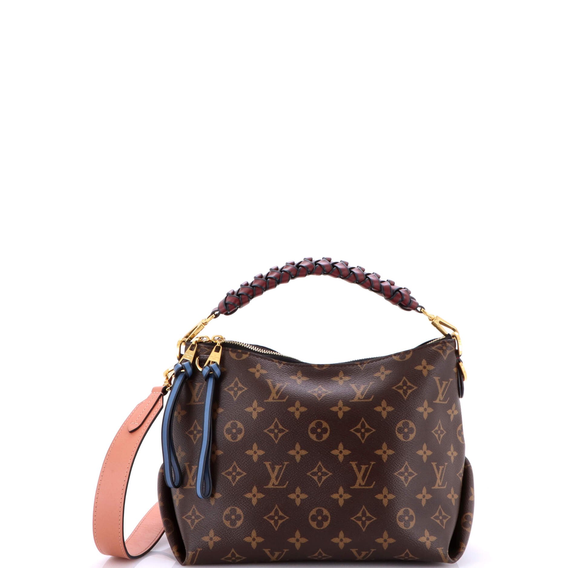 Louis Vuitton Braided Handle Beaubourg Hobo Monogram Canvas Mini