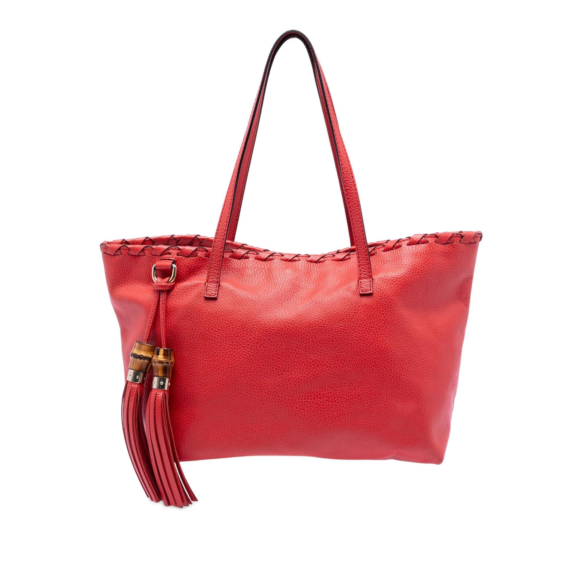 Bamboo leather tote