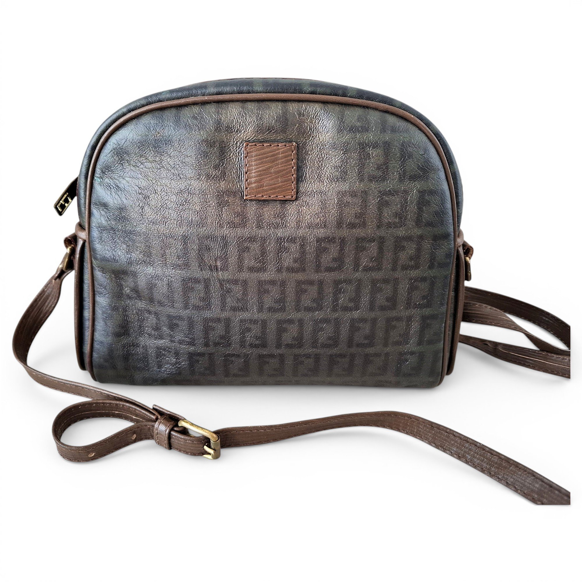 Vegan leather crossbody bag