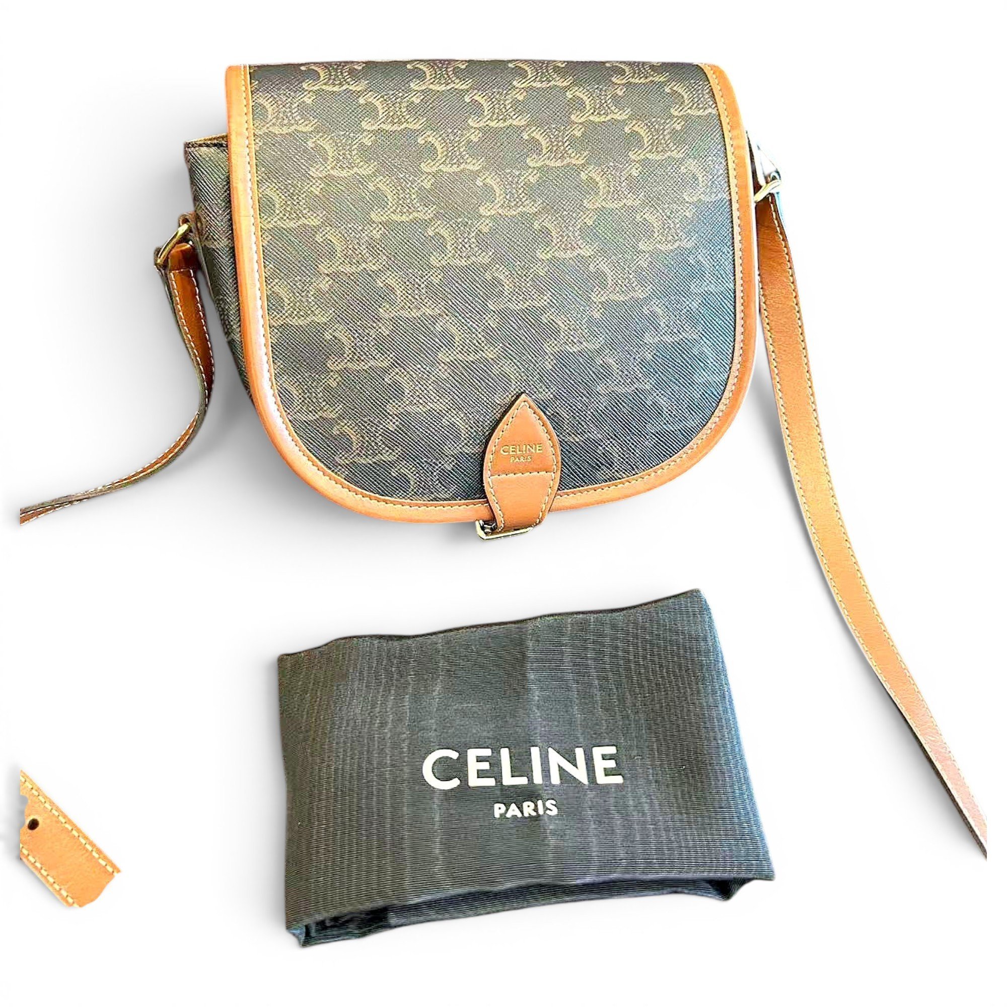 Folco vinyl crossbody bag