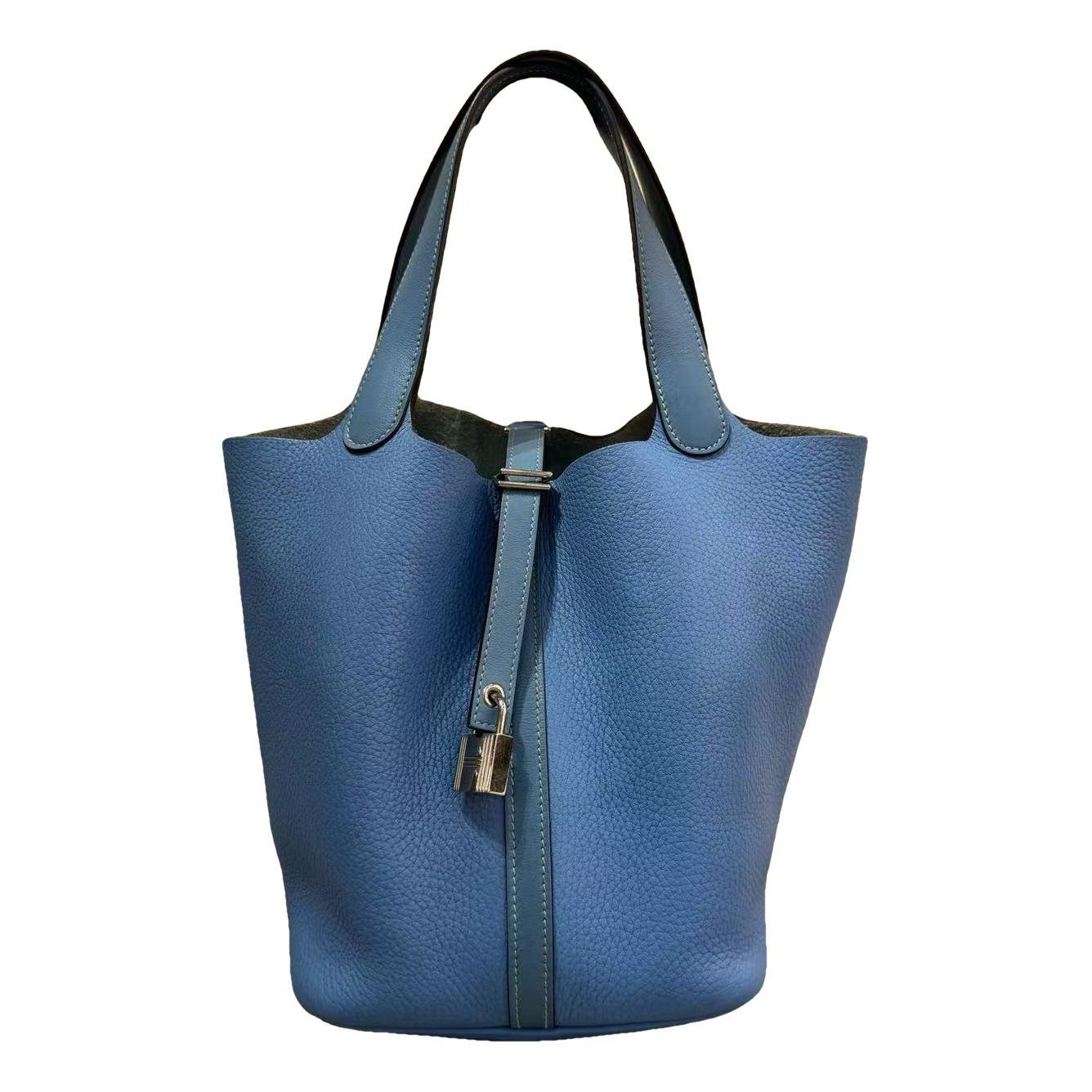 Picotin leather handbag