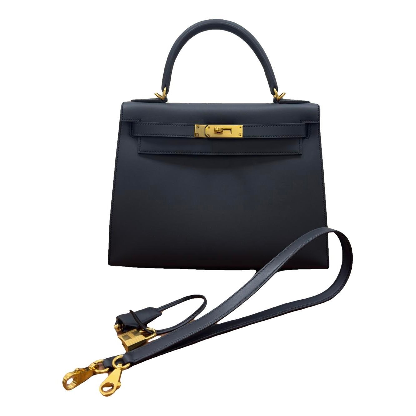 Kelly 28 leather handbag
