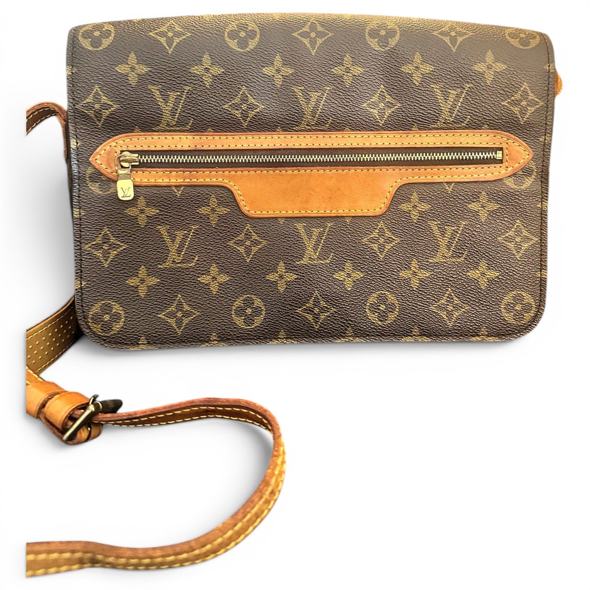 Leather crossbody bag