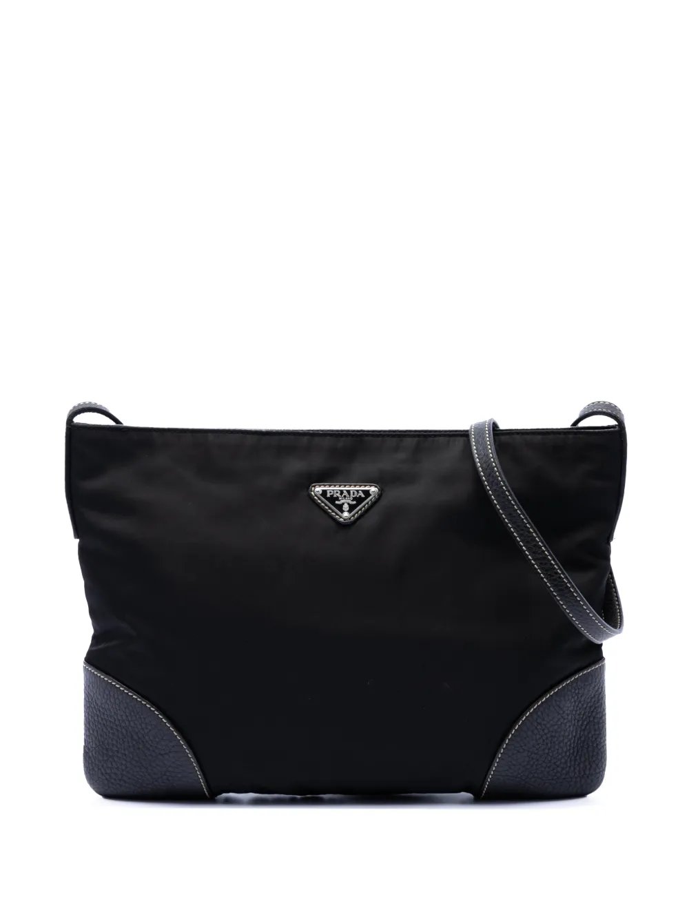 2013-2026 Vitello Daino Trimmed Tessuto Zip Top crossbody bag