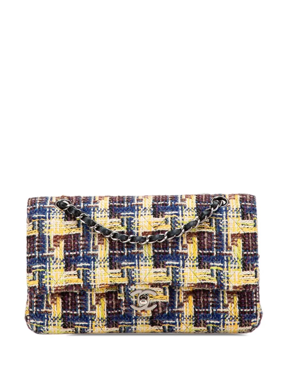 2004-2005 Medium Classic Tweed Double Flap shoulder bag