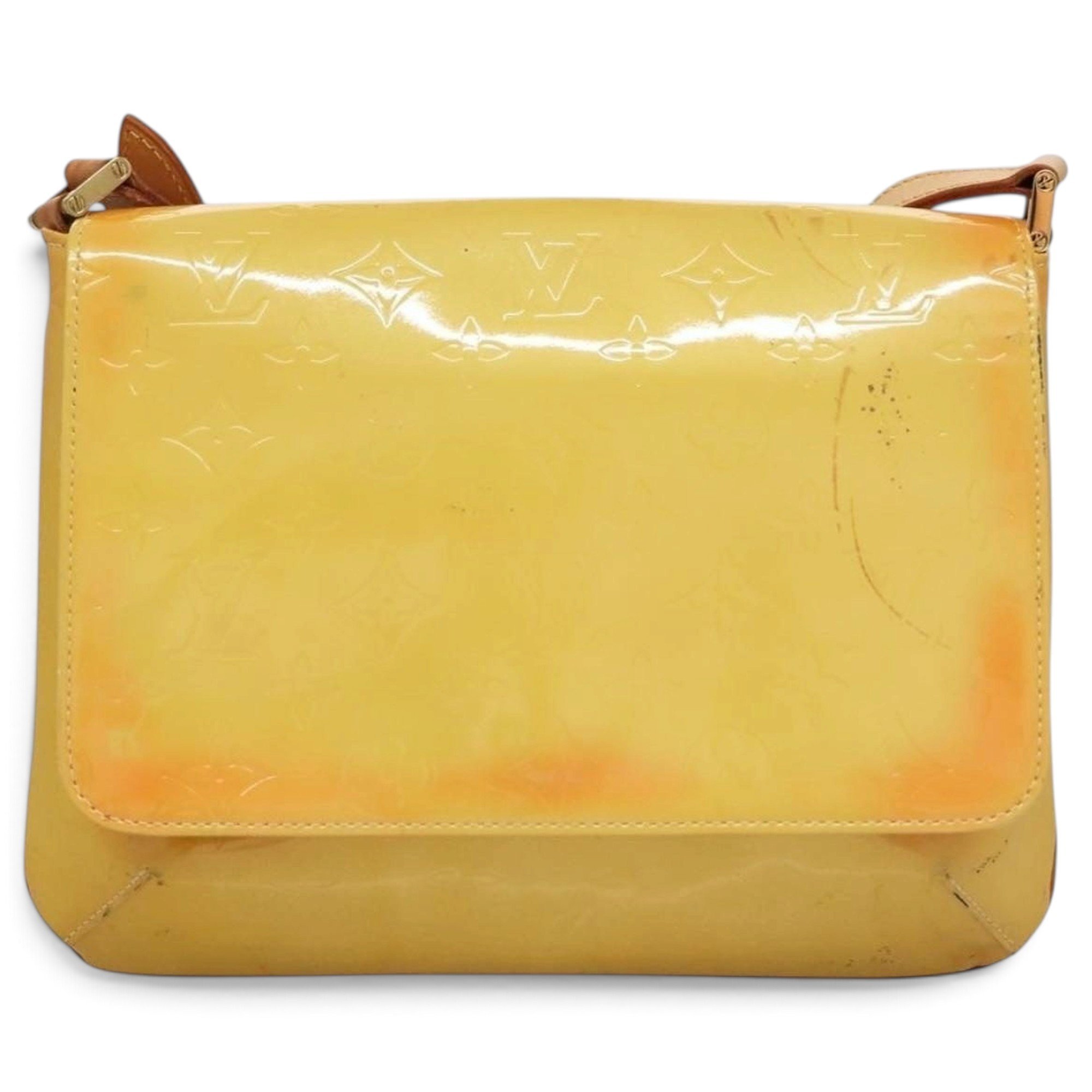 Thompson patent leather handbag